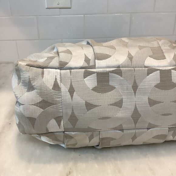 Coach Maggie Madison Shantung Chainlink Hobo Shoulder Bag - HTF - Picture 9 of 16